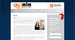 Desktop Screenshot of mlmopinion.com